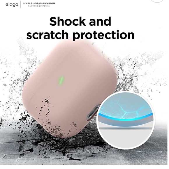 2 AirPods pro case, otterbox and elogo purple and pink - Picture 5 of 5